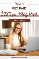 get paid for a blog